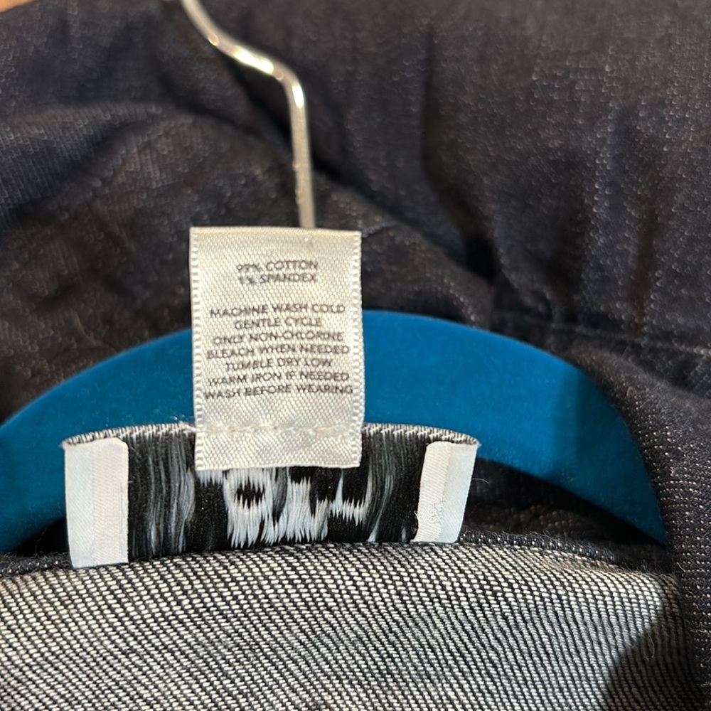 LOFT Navy Denim Blazer - Picture 7 of 7